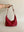 Jo Leather Shoulder Bag - Cherry