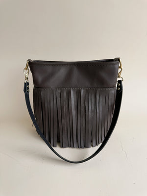 Reba Mini Bucket Bag - Fudge