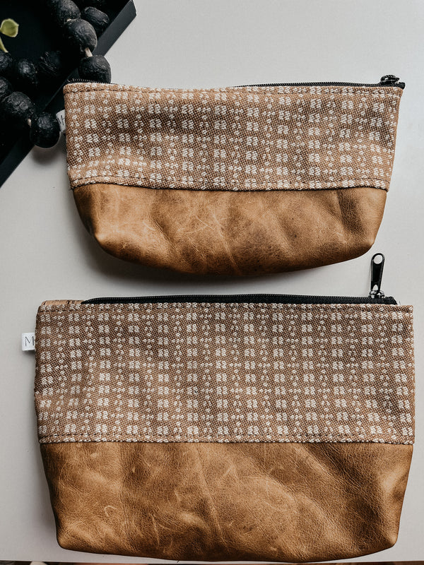 The Stevie Overnight Bag, Leather + Tawny Spot